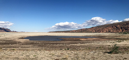 Ken's Lake is nearly empty in 2018